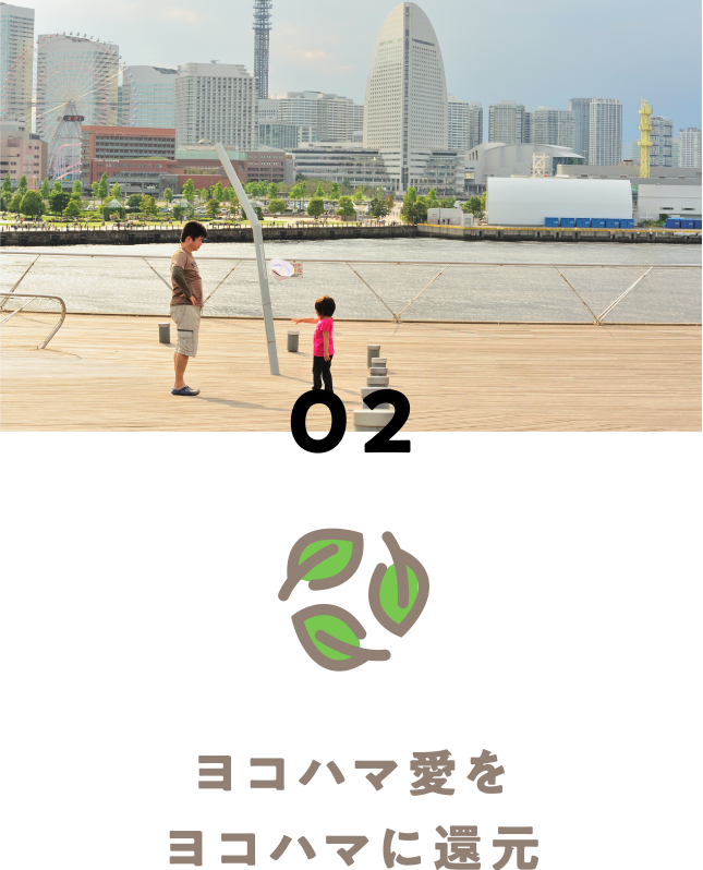 ヨコハマ愛をヨコハマに還元